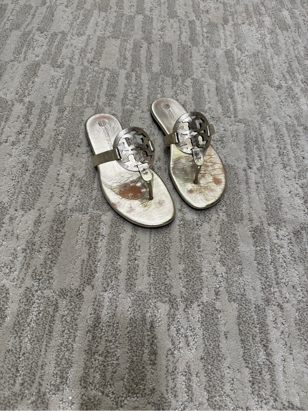 Tory Burch Metallic Gold Women's Sandals